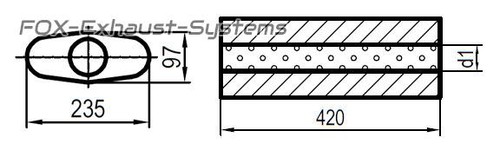 Silencieux universel inox - silencieux,