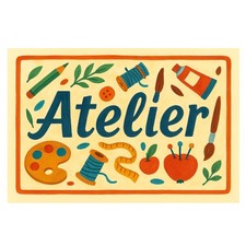 Plaque de Porte en Métal 