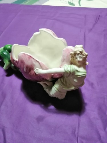 Jardiniere barbotine fin - fin, 19eme