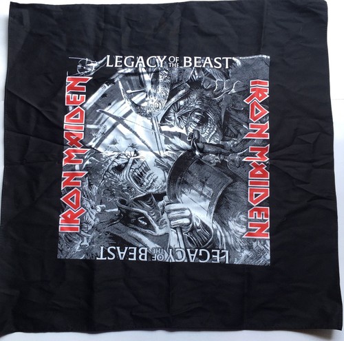 Iron maiden bandana merch - iron, maiden,