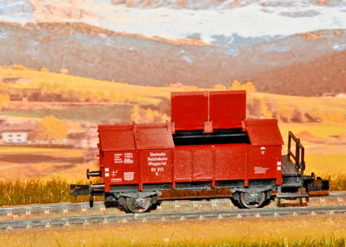 Wagon tombereau avec - avec, ouverture