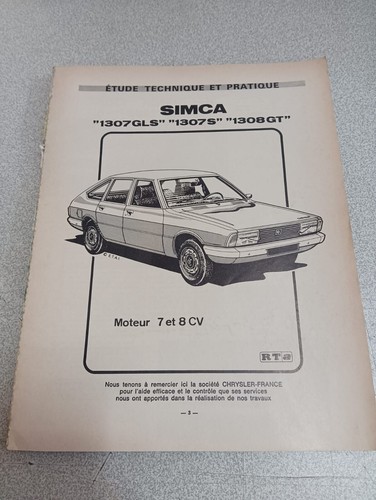 Rta revue technique - auto, simca