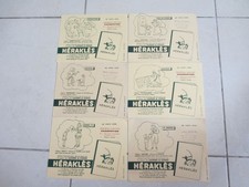 6 Buvards publicitaires