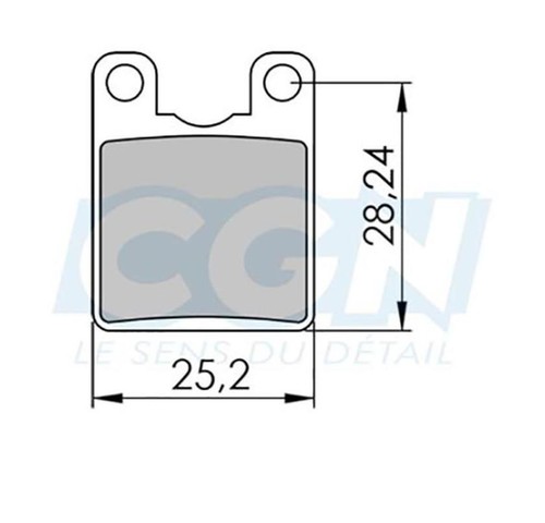 Paire plaquettes frein vtt - , 19
