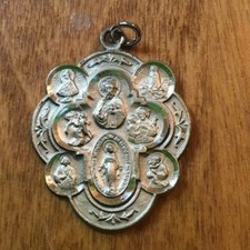 Catholic medal sterling - catholic,