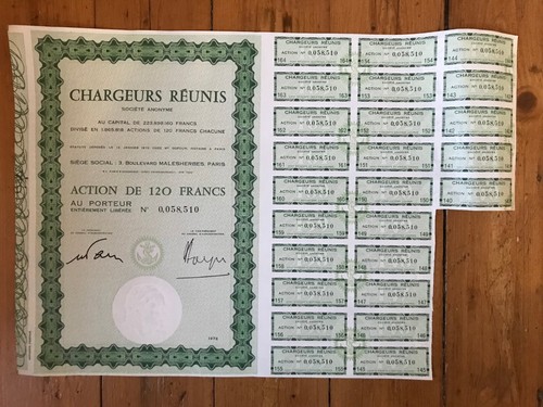 Action chargeurs reunis - chargeurs,