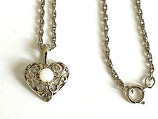 COLLIER en argent coeur