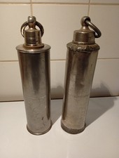 Lot 2 Bouillottes Anciennes Métal 26cm