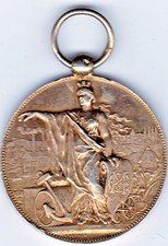 RARE MEDAILLE ,Argent Doré