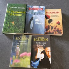 Lot de 5 romans de Françoise BOURDIN à moins de 1 euro l'un !