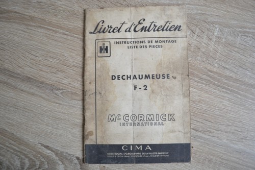 Ancien livret entretien - ancien,