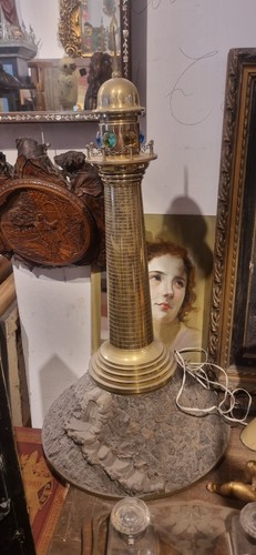 Rare ancien énorme phare - , en