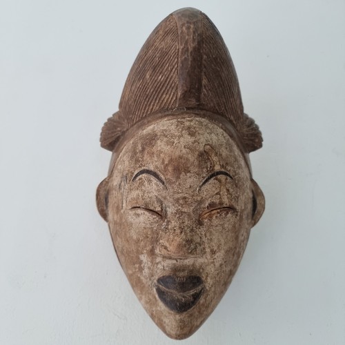 Wooden mask african punu - mask,