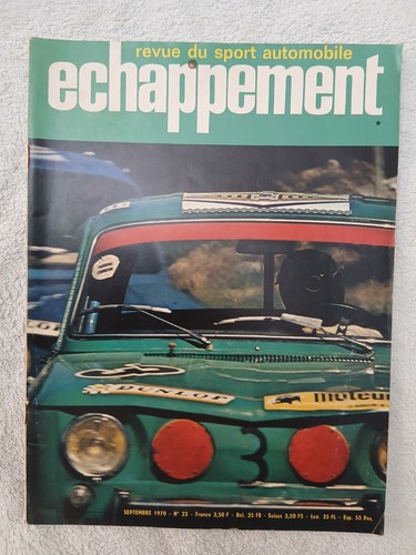 Echappement 9 1970 - n°23, 9/1970