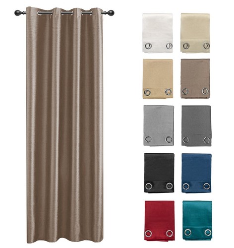 Rideau porte fenêtre satin - porte,