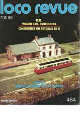 LOCO REVUE N°484 TEST : WAGON RAIL-ROUTE EN HO / AUTORAIL EN O / LA SOLOGNE