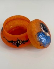 Art Deco French Glass Powder