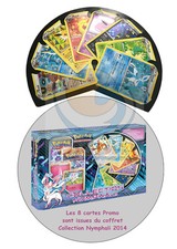 Pokemon Evolutions Evoli set 8 cartes Promo Holo N&B en édition 2013 française