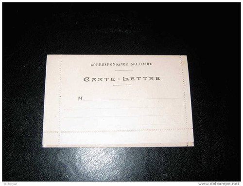 Correspondance militaire carte - correspondance,