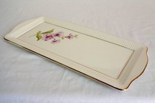 Ancien plat à cake faïence