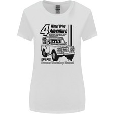 4 Roue Disque Aventure 4X4 Tout Terrain Femmes Plus Large Coupe T-Shirt