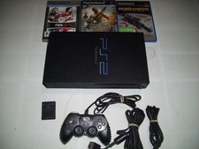 Console Sony Playstation 2 PS2 fat + carte mémoire + 3 jeux