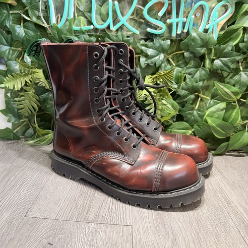 Solovair oxblood burgundy - oxblood,