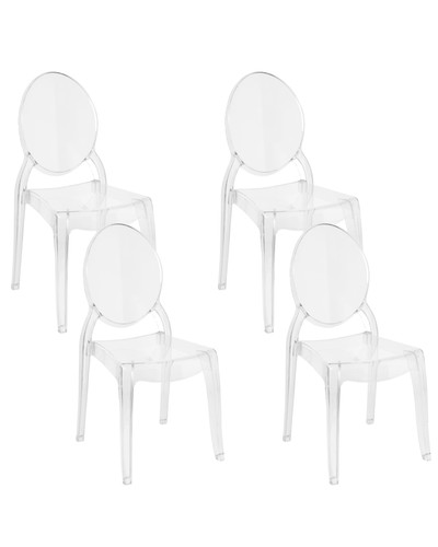 Beliani lot chaises - lot,