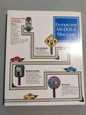Livre Informatique En Route avec MS DOS 6 MICROSOFT SYSTEME D'EXPLOITATION 93'