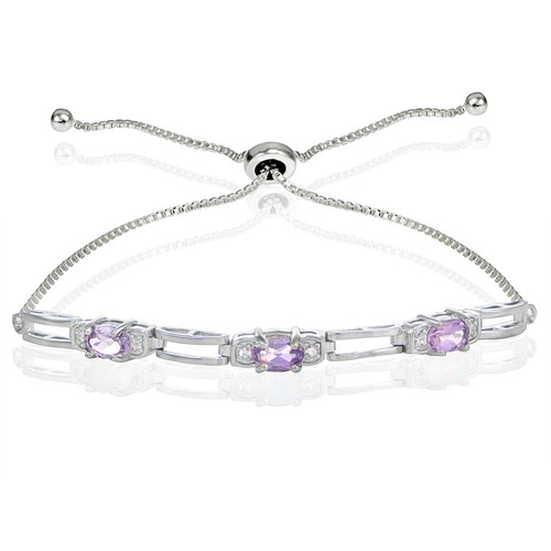 Argent sterling améthyste - argent,