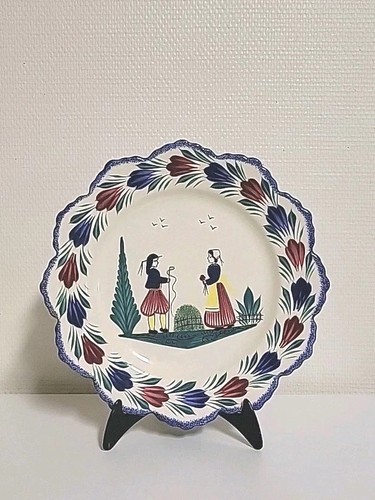 Assiette faïence henriot - faïence, hb