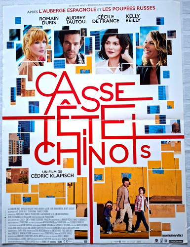 Affiche casse tete - tete, chinois