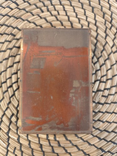 Ancienne plaque photographique