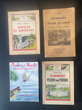 Pêche en eau douce lot de 4 ouvrages, Beer, Pollet, Renault, Empire