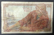 France billet francs - france, 20