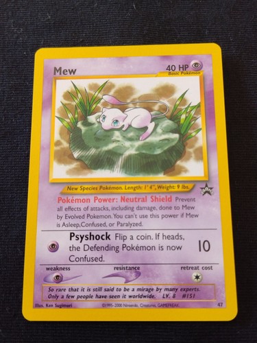 Pokemon card mew league - mew,