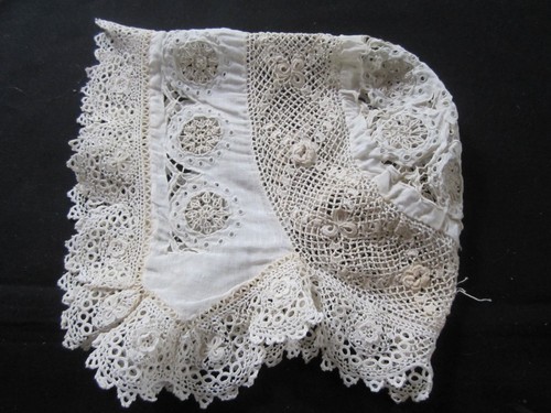 Ancien bonnet bébé en - bonnet,