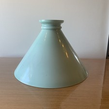 Abat-jour opaline conique Vert