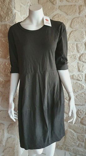 Robe unie marron - , neuve