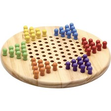 Jeu de dames chinoises en bois