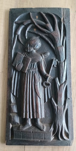 Ancienne sculpture bas - sculpture, relief
