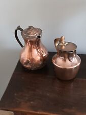 2 Pichets  anciens en cuivre