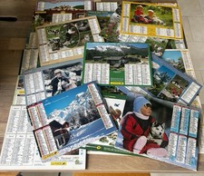 Lot de 26 almanachs des PTT
