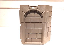 PLAYMOBIL PIÈCE 6001 / CHÂTEAU FORTERESSE DU FAUCON NOIR MUR + CACHE