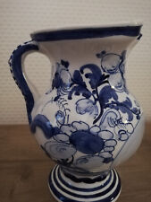 Vase Bleu / Blanc Vintage