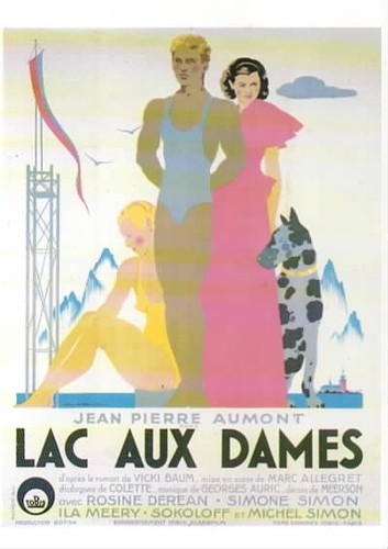 Carte moderne lac aux dames - carte,