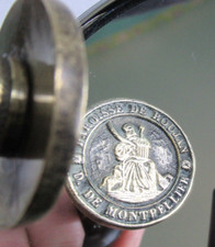 ANCIEN RARE CACHET SCEAU PAROISSE ROUJAN DIOCESE MONTPELLIER ANTIQUE SEAL