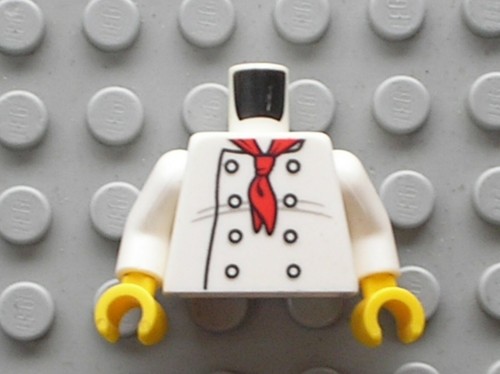 Lego white torso - lego, 8