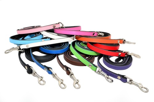 Véritable laisse cuir - véritable, en