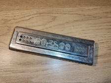 Ancien Bell Métal Reeds Hohner Harmonica Echo Germany 